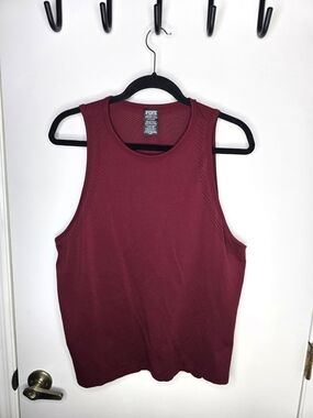 PINK Victoria's Secret Maroon Sleeveless Athletic Tank
